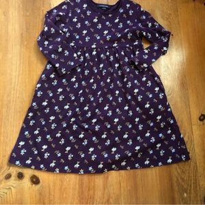 Lands End floral pull on dress